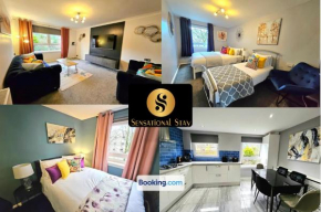 Lovely 3 bedroom Apartment By Sensational Stay Short Lets & Service Accommodation with 6 beds